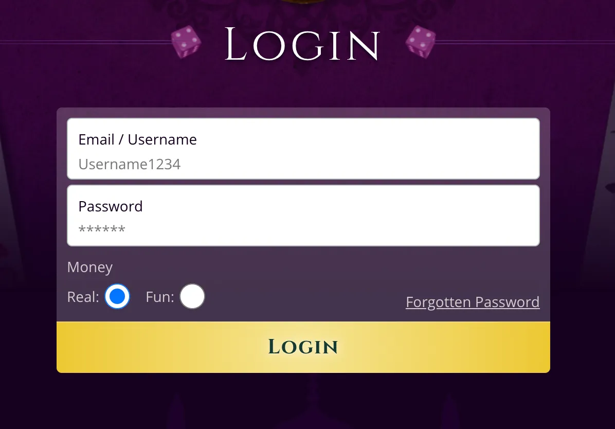 aladdin-gold-casino login page
